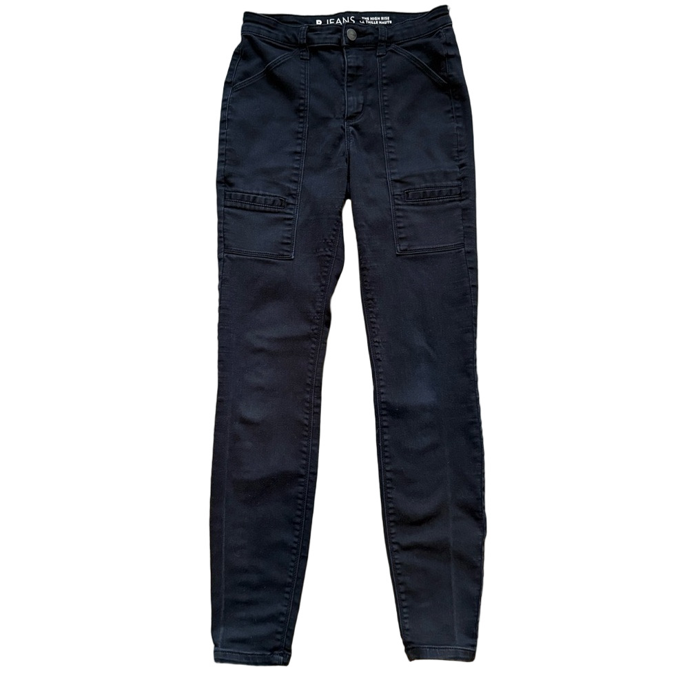 R Jeans Black Skinny 26